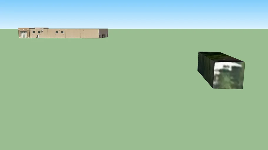 Building in Detroit, MI, USA