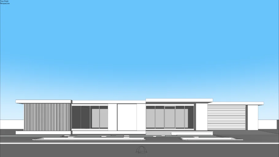 Vray Next Sketchup Flat House