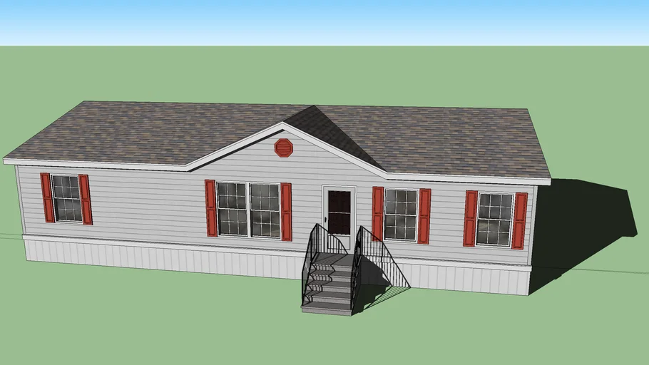Double Wide Trailer Home