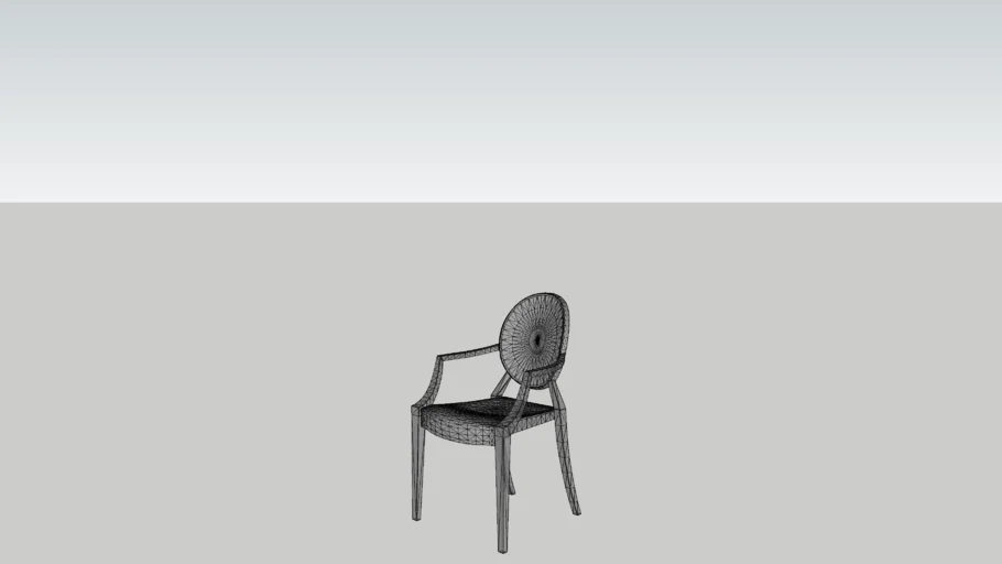 Chaise LouLou ghost Kartell/LouLou ghost chair from Kartell