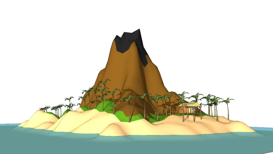Tropical Island Terrain By TFG