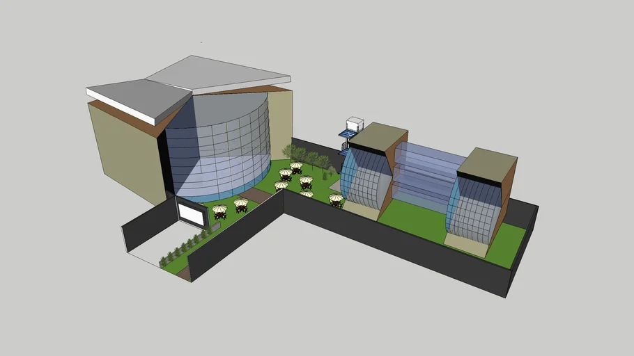 MAQUETA ARQUITECTONICA - PLAZA CRISTAL