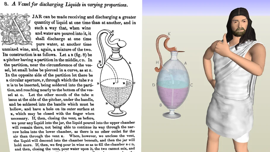 Water to Wine Jug by Hero of Alexandria