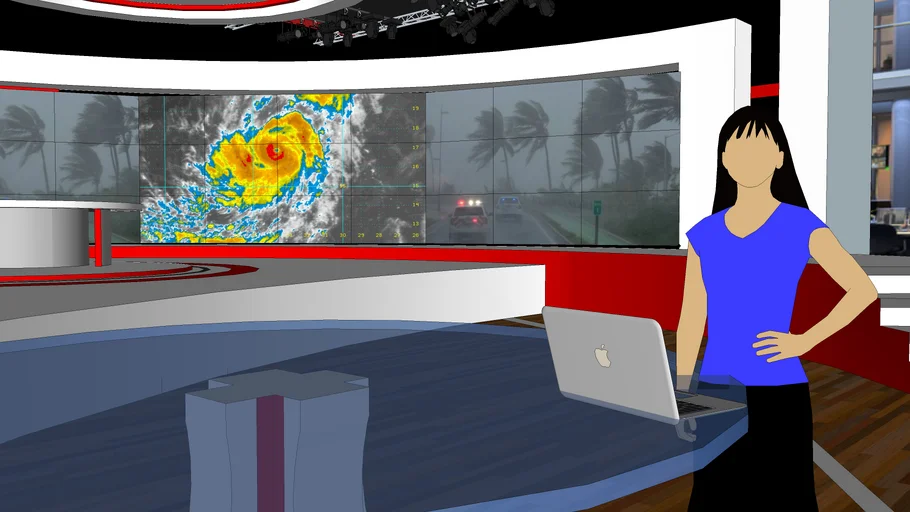 TV Studio Set / BBC NEWS