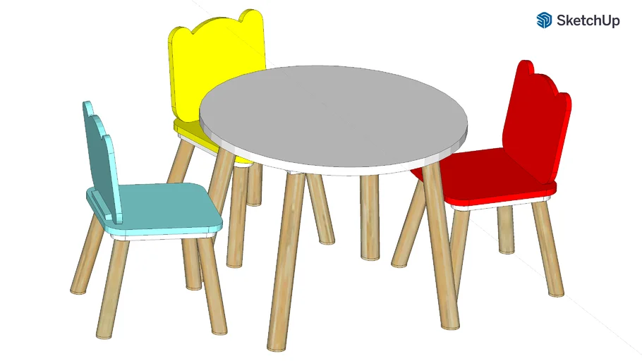 Children's Chair/Table Chaise/Table d'enfant