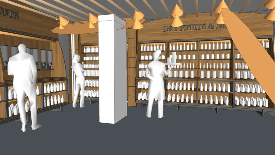 Dry food Stand enscape