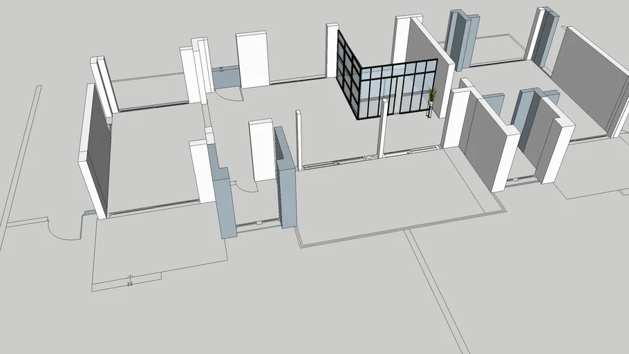 glass wall