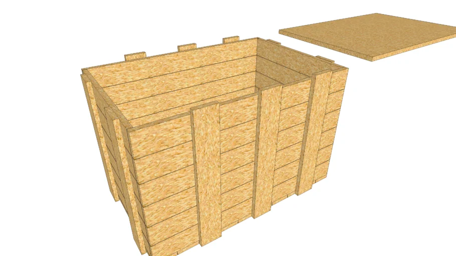 Bulk Wooden packing box