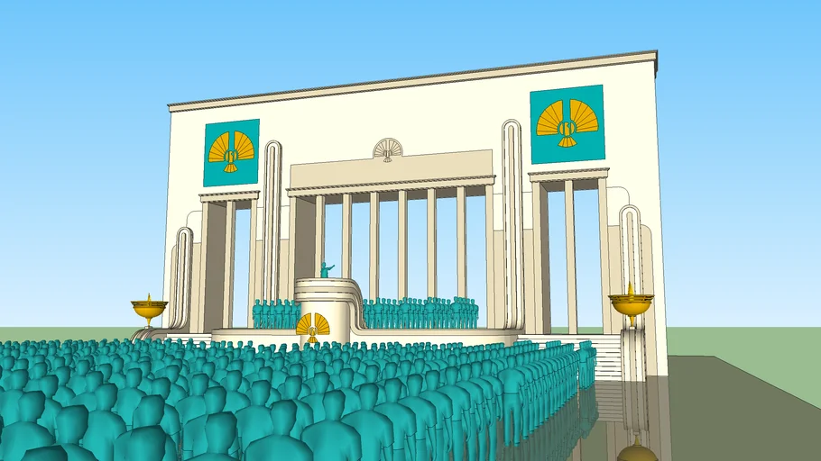 Political stage | 3D Warehouse