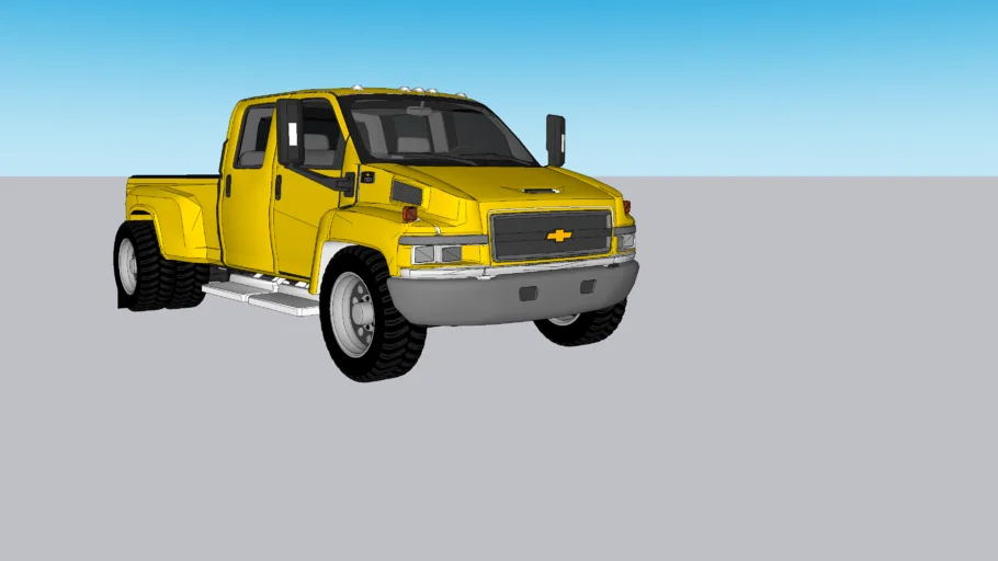 2008 Chevrolet Kodiak C4500 - crew cab pick-up - 6.6L Duramax - yellow