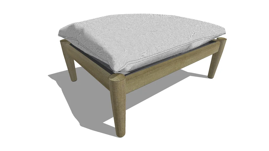 Ottoman with Cushion