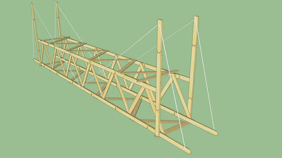 Model Popsicle Stick Bridge