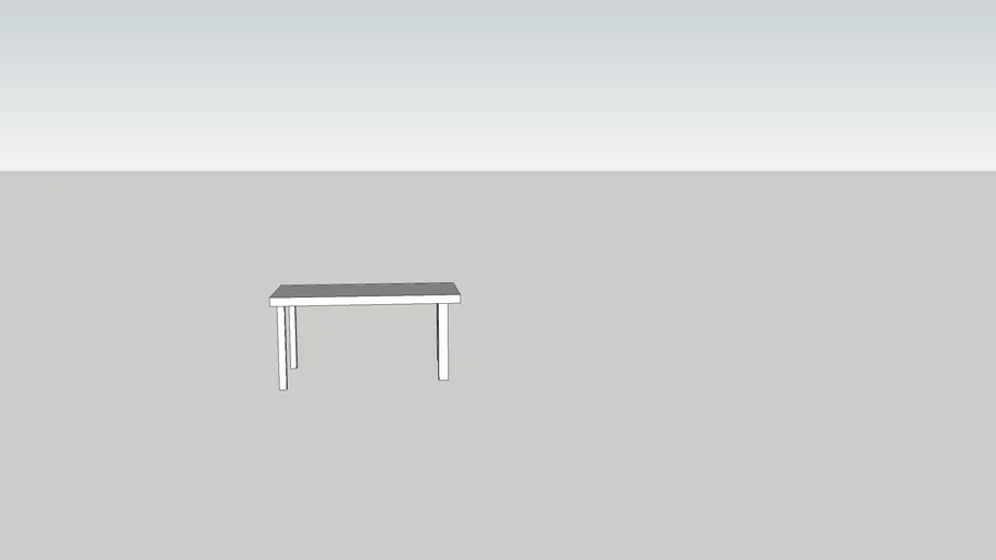 table simple | 3D Warehouse