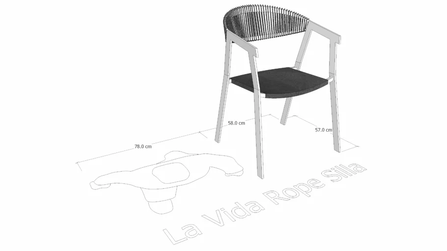 LA VIDA ROPE SILLA