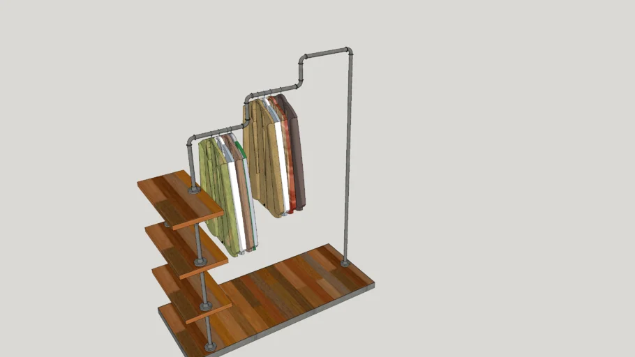cloth rack | 3D Warehouse