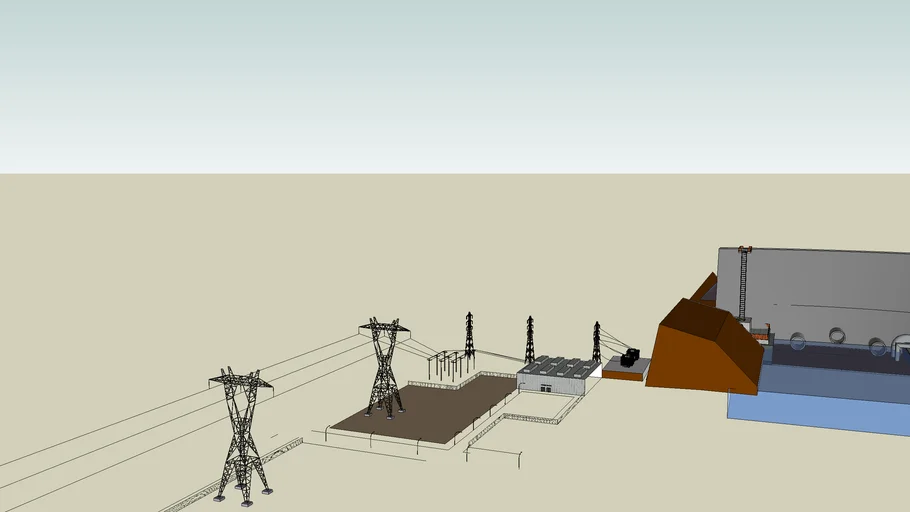 Hydro Power Plant Dam Reservoir Generating Station