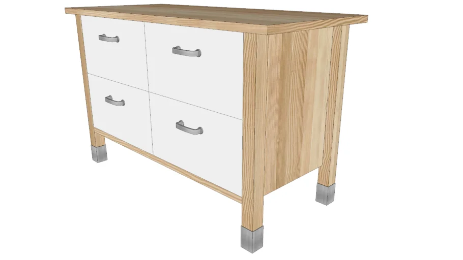 VARDE base cabinet 4 drawers
