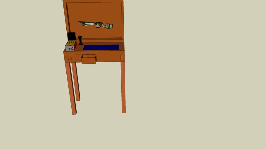 scale S.W.A.T. weapons desk.