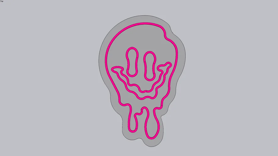 Smiley Face Neon wall lamp