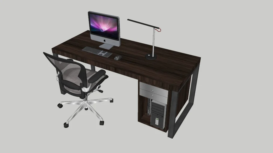 Office Desk -Chair-Computer