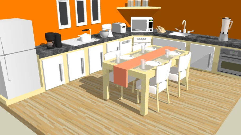 basic kitchen | 3D Warehouse