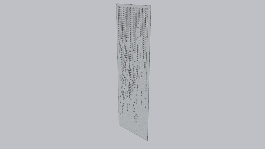 Perforated CNC Metal sheet
