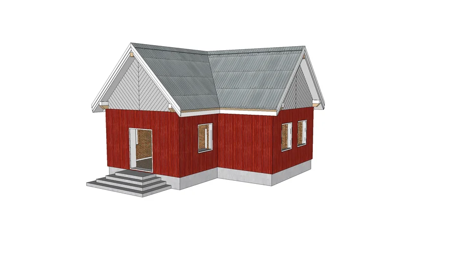T-shaped house