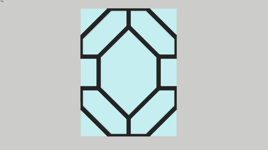 Tileable Leaded Glass Window Panel