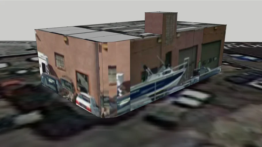 Art Deco Auto Body Shop