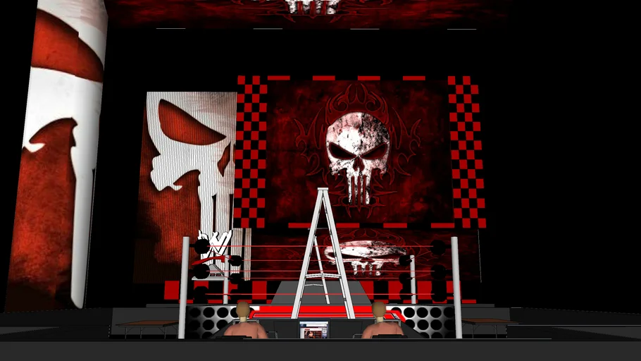 My Custom WWE Stage + Ringside
