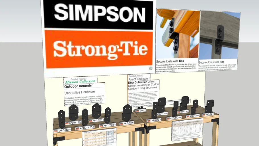 Simpson Strong-Tie Outdoor Accents: Deck Joist Ties
