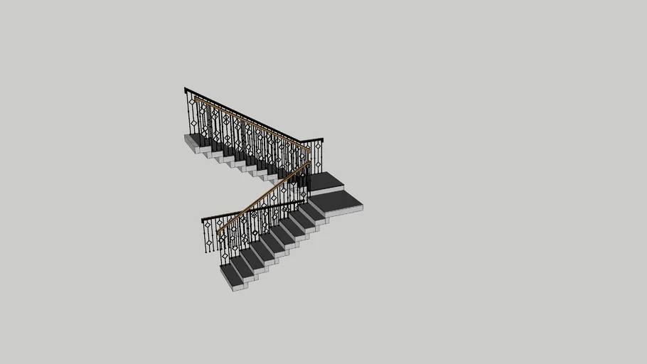 Staircase With Railings