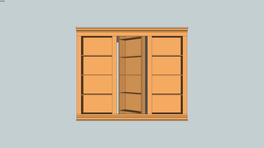 Hidden Bookcase Door