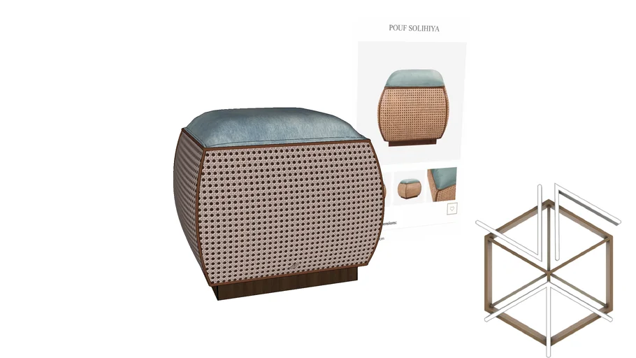 Philux - Pouf Solihiya