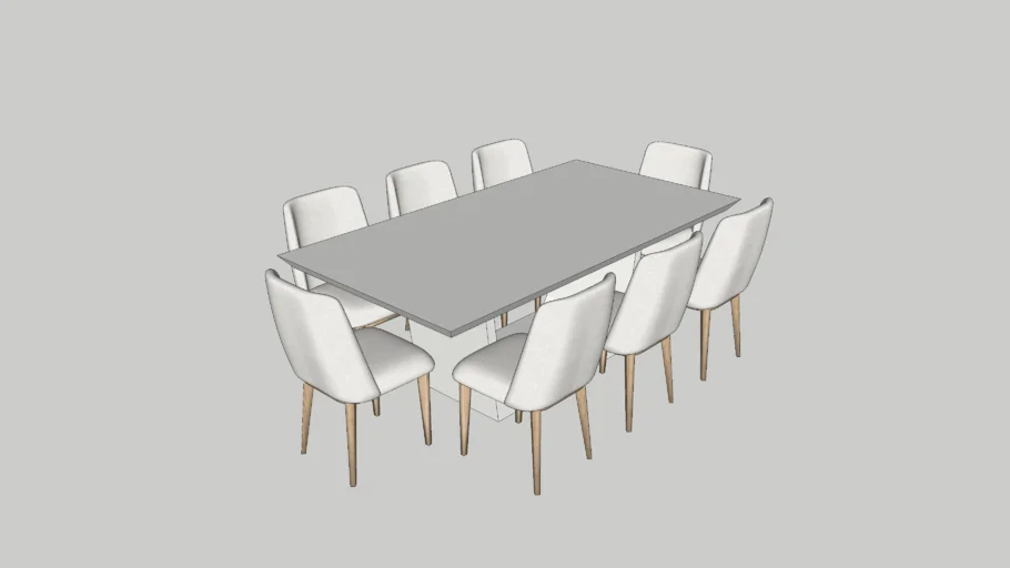 Mesa de jantar 8 lugares