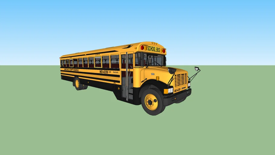 International Bluebird School Bus