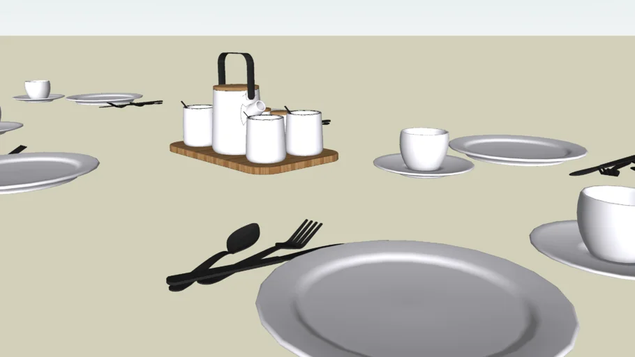 Adorno Mesa de Jantar