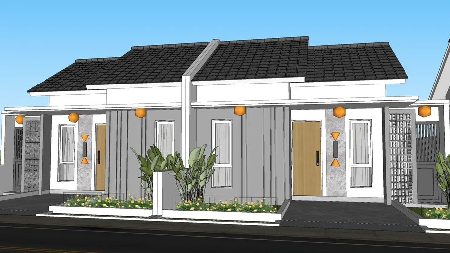 rumah 1 lantai minimalis