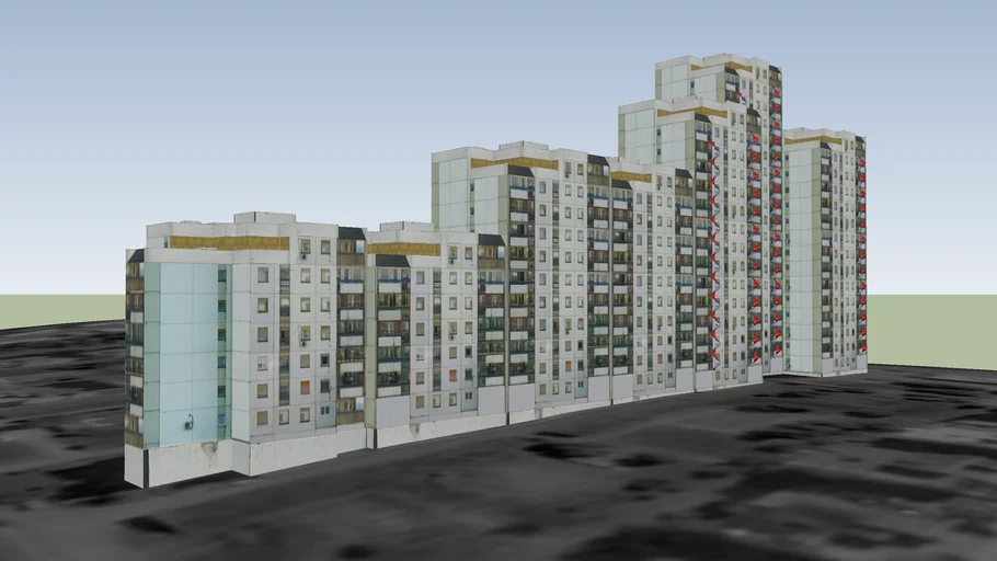 Blok 62, Nehruova br. 70, 72, 74, 76, 78, 80, 82, Novi Beograd