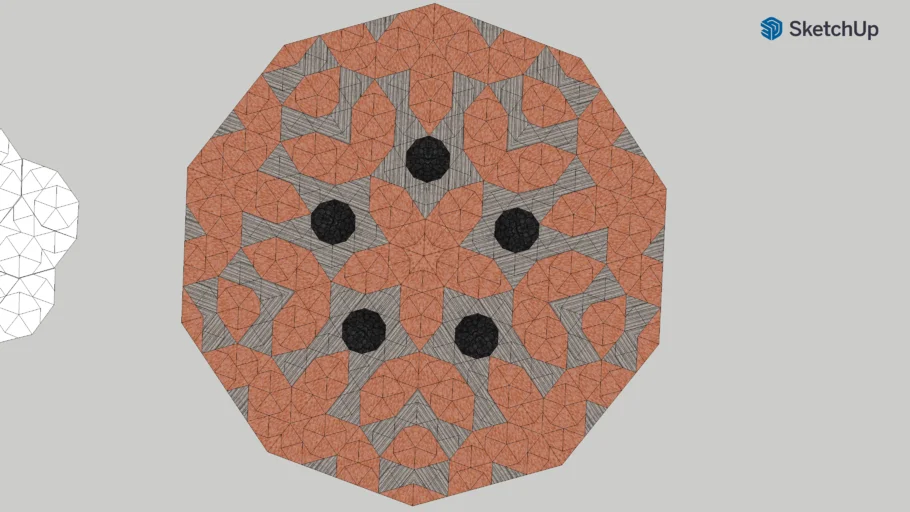 Brown Penrose Pattern