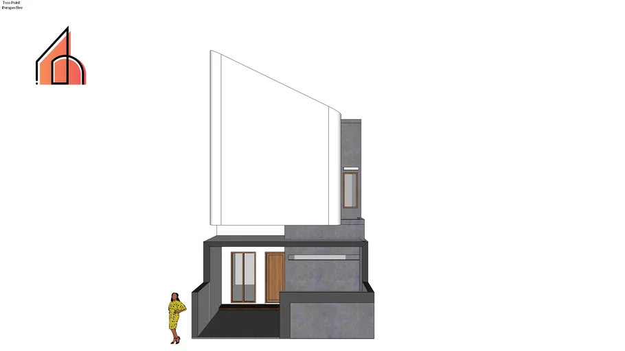 Rumah Scandinavian Modern Simpel