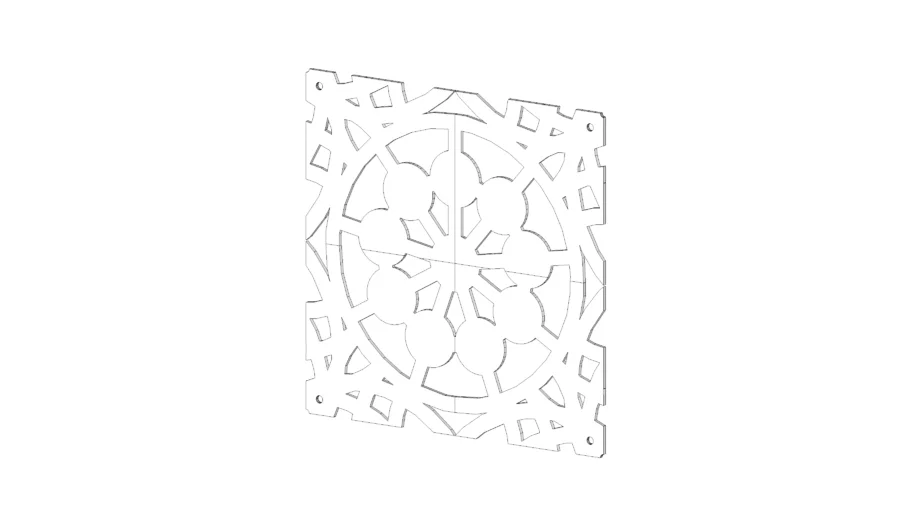Silhouette Tile - MANDALA