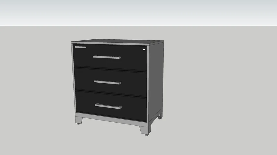 DB-090LD - 3 Drawer Bench Cabinet