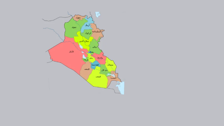خارطة العراق