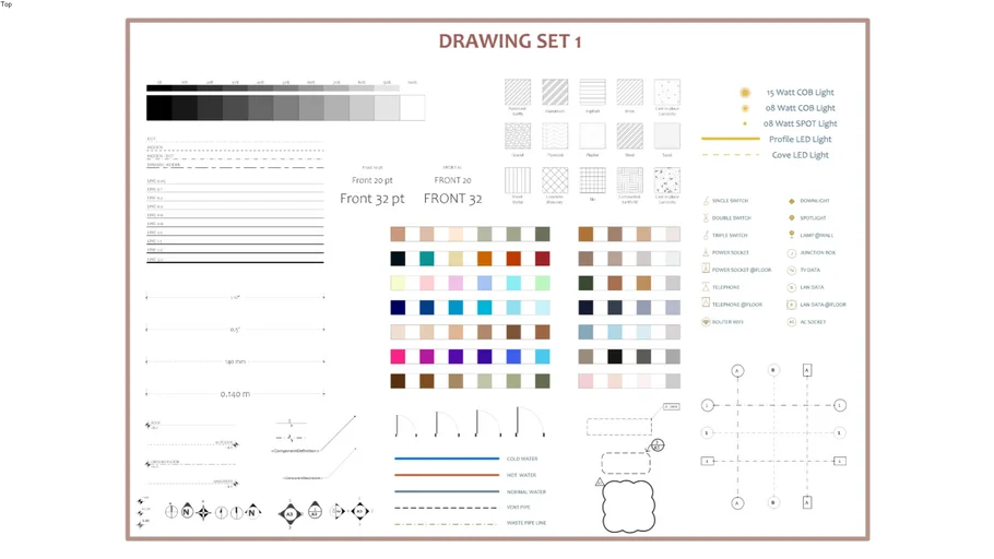 Layout Drawing Set | 3D Warehouse
