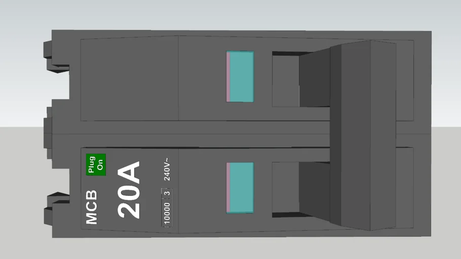 MCB 2P 20A
