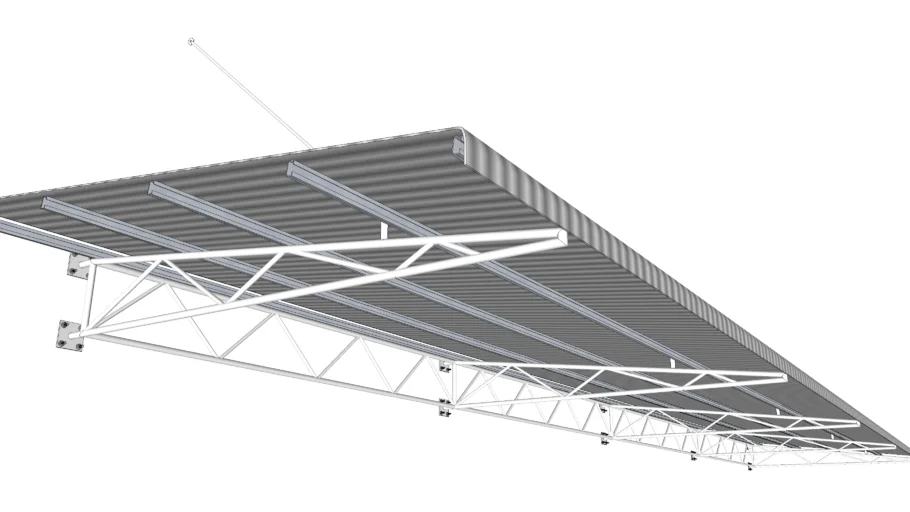 Structure Roof Metalsheet.