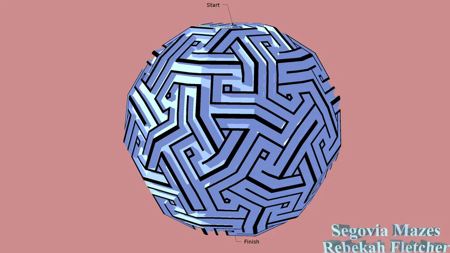 Rhombicosidodecahedron Maze | 3D Warehouse