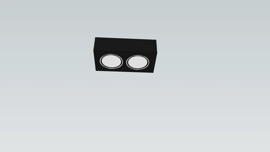 AR111 Borderless box lights 161X311 | 3D Warehouse