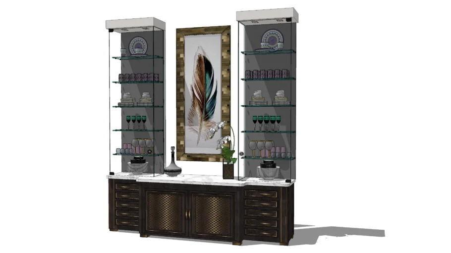Karen's Glass Cabinet showcase